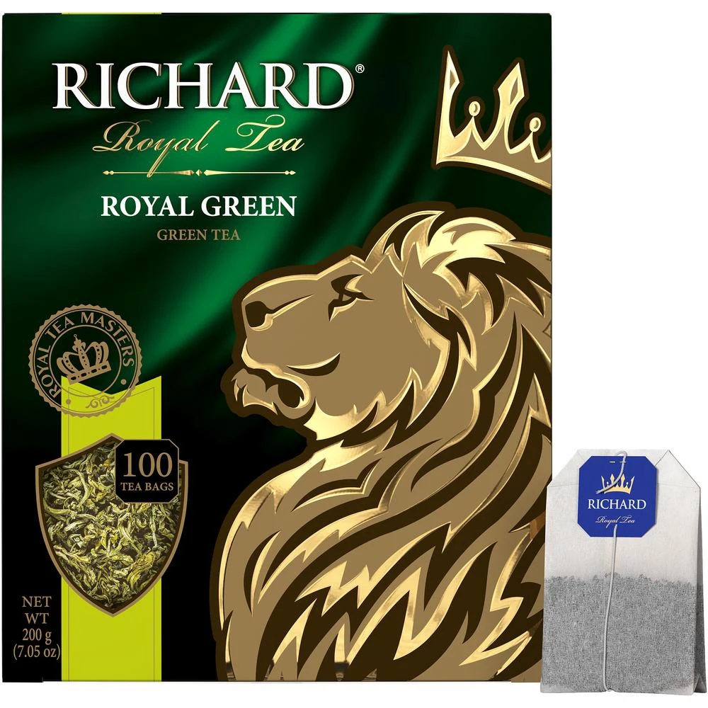 Чай Richard &quotRoyal Green&quot зеленый 100 пакетиков |