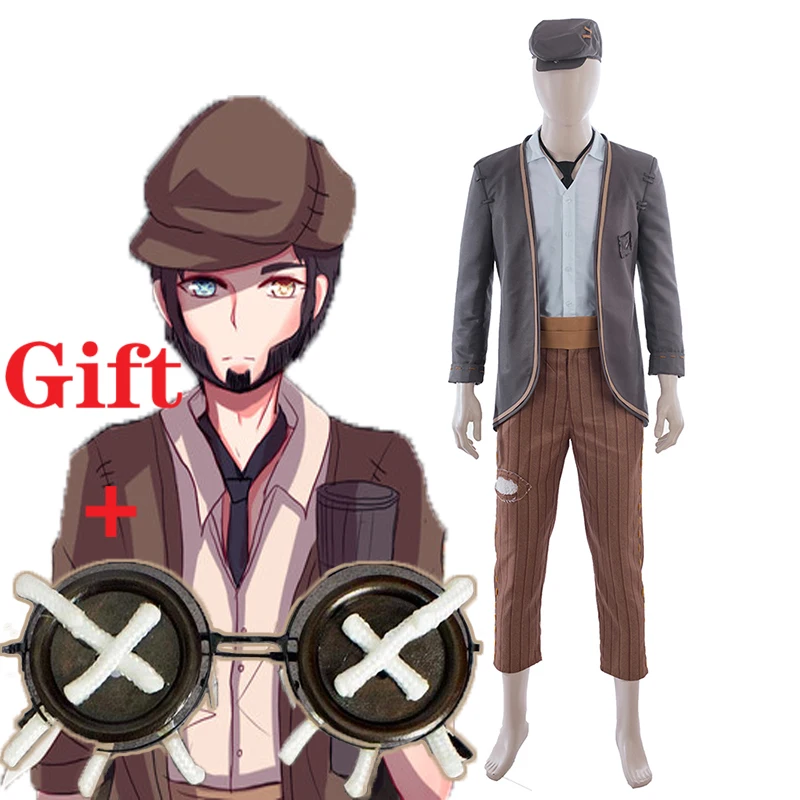 Game Identity V Cosplay Costume Kreacher Pierson Uniforms Halloween Party Thief Costumes Customization | Тематическая одежда и