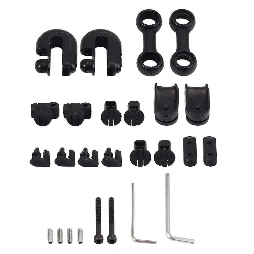 Justech Motorcycle Adjustable Clip On Windshield Extension Spoiler Wind Deflector Smoke For Suzuki Kawasaki KTM Aprilia Ducati | Автомобили