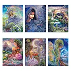 Алмазная 5d картина сделай сам, мультяшная вышивка, квадратная круглая бабочка, бутылка для воды, богиня, мозаика, вышивка крестиком, хобби