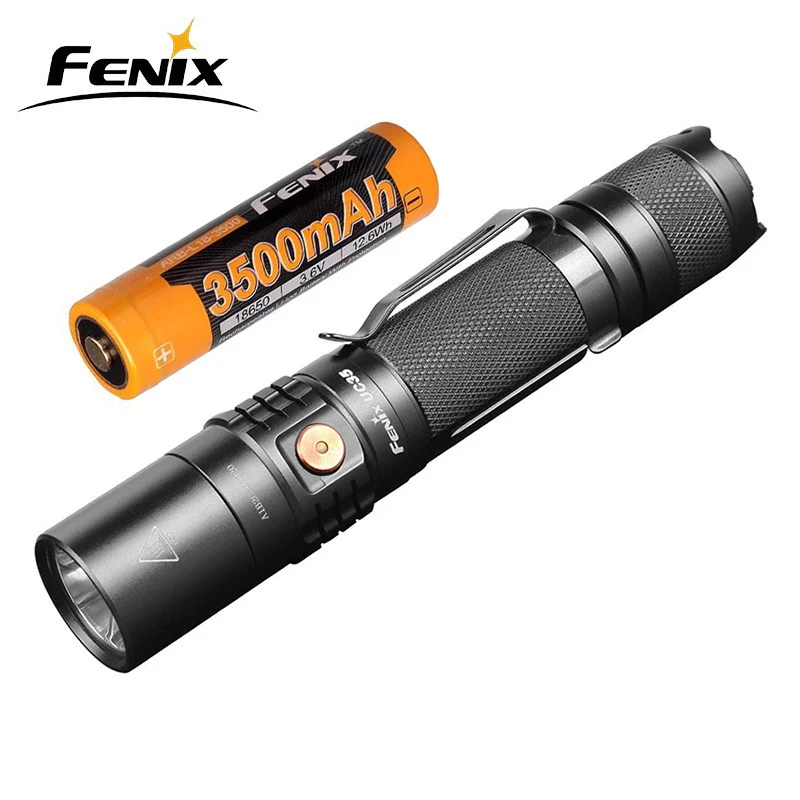 Fenix UC35 V2.0 2018 USB Перезаряжаемые 1000 люмен Cree XP L HI V3 светодиодный фонарик с 3500