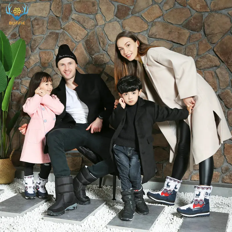 PADRISIMOS/женские зимние сапоги с рождественским оленем Теплая обувь Зимние 30%