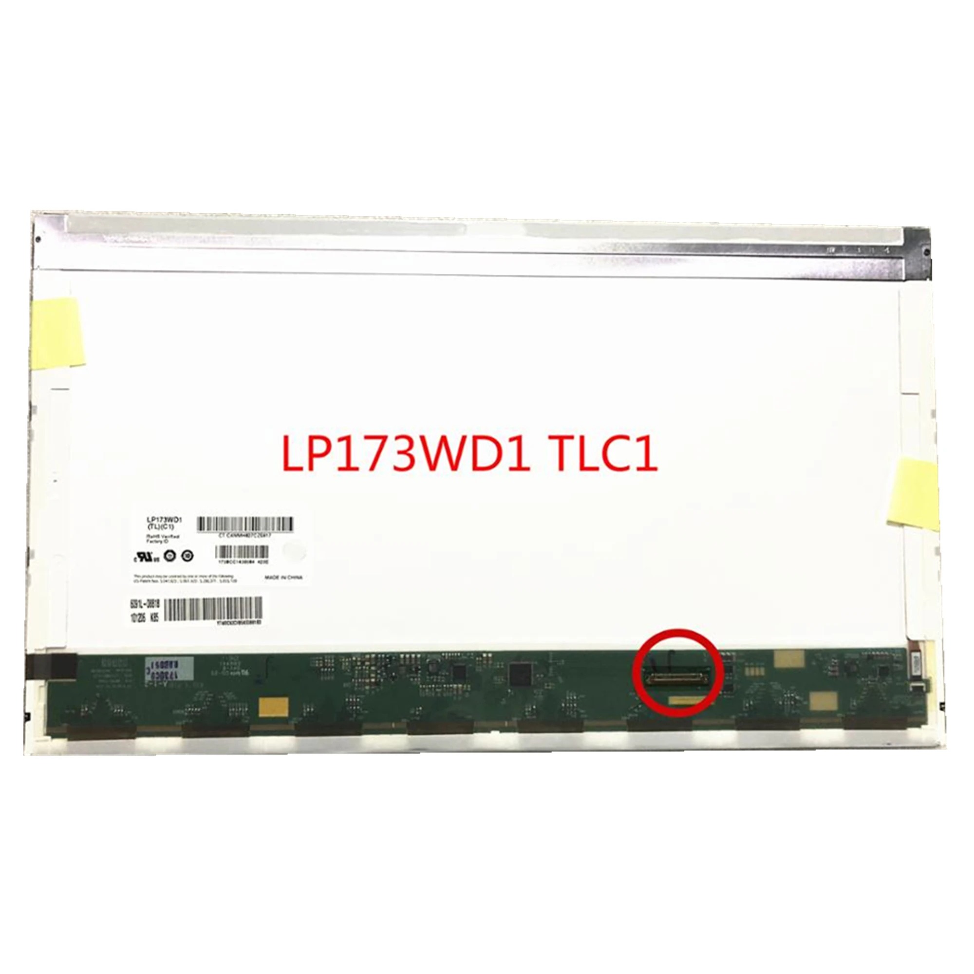 

Free Shipping LP173WD1 TLC1 LP173WD1 TLD2 LTN173KT01-H01 B173RW01 17.3"inch Laptop Screen Pancel 1600*900 LVDS 40pin