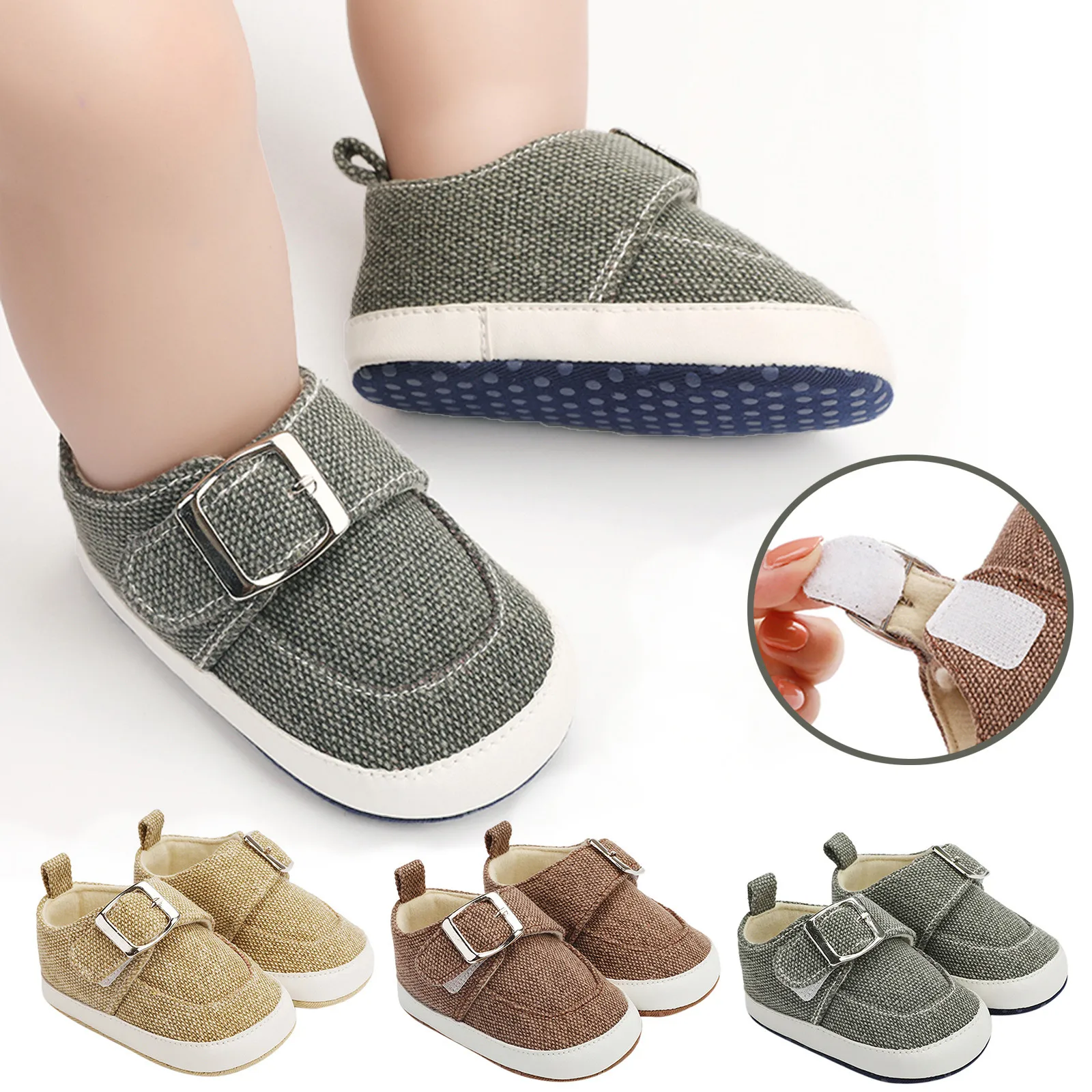 0-18M Infant Toddler Baby Casual Shoes Girls Boys Wearable Non-slip Soft Bottom...