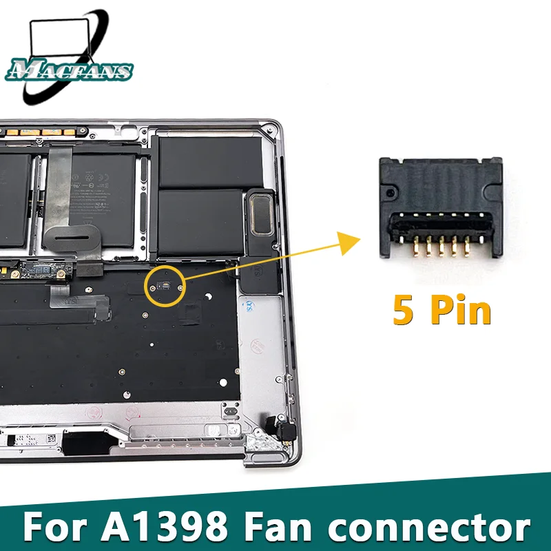 Новый кабель вентилятора A1398 A1502 FPC-коннектор 5-контактный для Macbook Pro Retina 13 дюймов