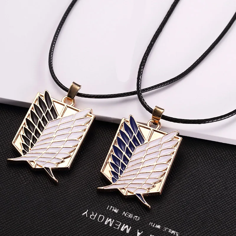 Ожерелье из атаки на Титанов подвеска с изображением крыльев свободы разведчика