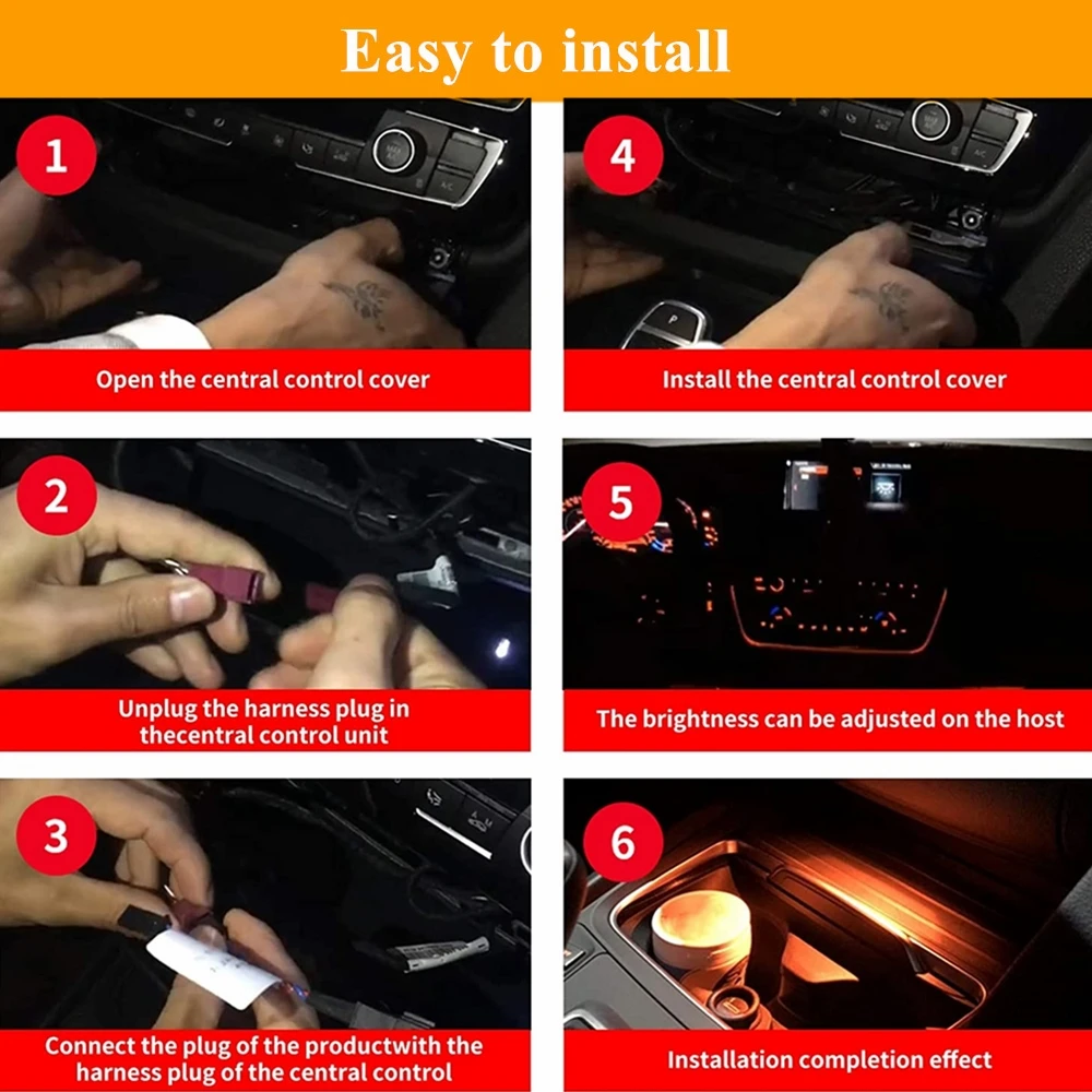 Декоративная светодиодная лента с пепельницей для салона BMW 2021 | Автомобили и