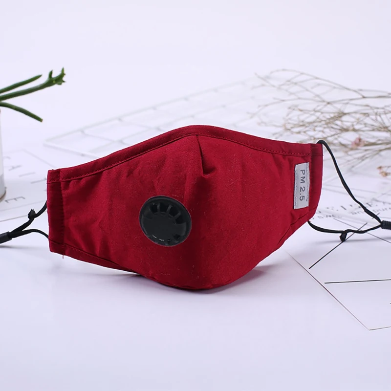 1 шт. мужская и женская хлопковая противопылевая маска фильтр с активированным