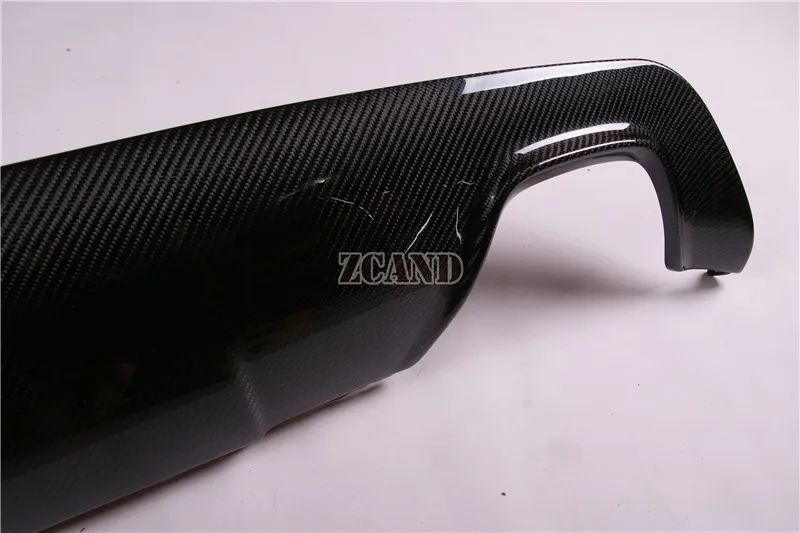 Задний диффузор из настоящего углеродного волокна Quad выхлопная система для BMW E60 5