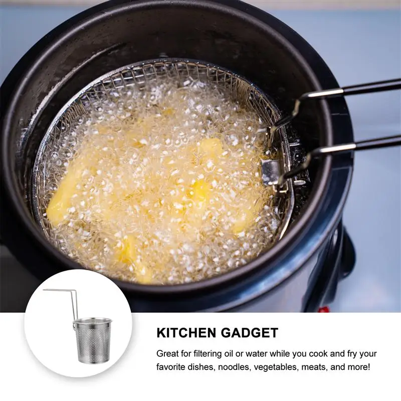 

Household Noodle Sifter Stainless Steel Noodle Sieve Handheld Food Sifter