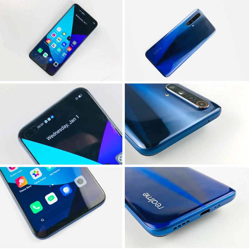 Глобальная Rom realme X 6 ГБ 64 Гб мобильный телефон Snapdragon 710 48MP двойная задняя камера 20