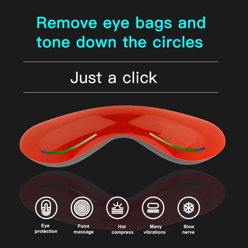 

Портативный Электрический массажер для глаз, 3 режима массажа