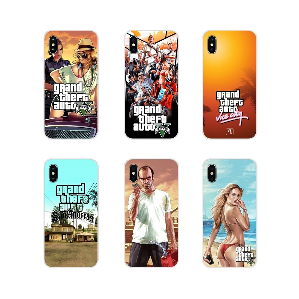 Для Apple iPhone X XR XS 11Pro MAX 4S 5S 5C SE 6S 7 8 Plus ipod 5 6 дизайнерский чехол пила GTA Grand Theft Auto