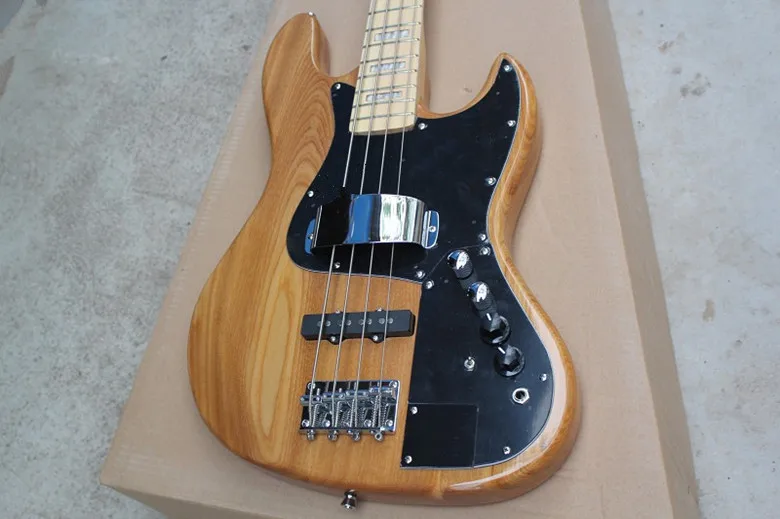 natural bass Горячая Firehawk Custom Shop белый и натуральный активный 9 В звукосниматели 4 струны джаз бас гитара Маркус Миллер Подпись - Цвет: natural bass