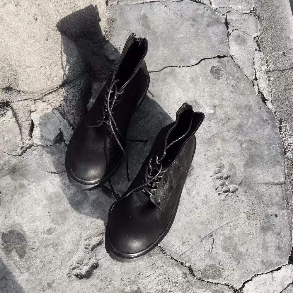 C9 высококачественные итальянские прочные сапоги ручной работы из натуральной