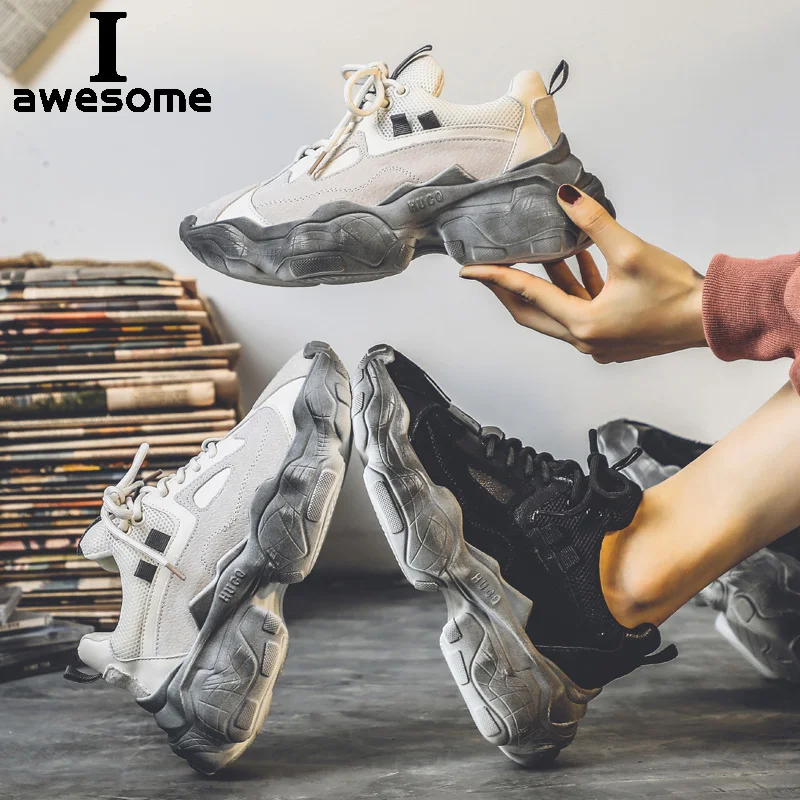 Новинка 2019 года Лидер продаж обувь для папы в старом стиле Городские кроссовки на