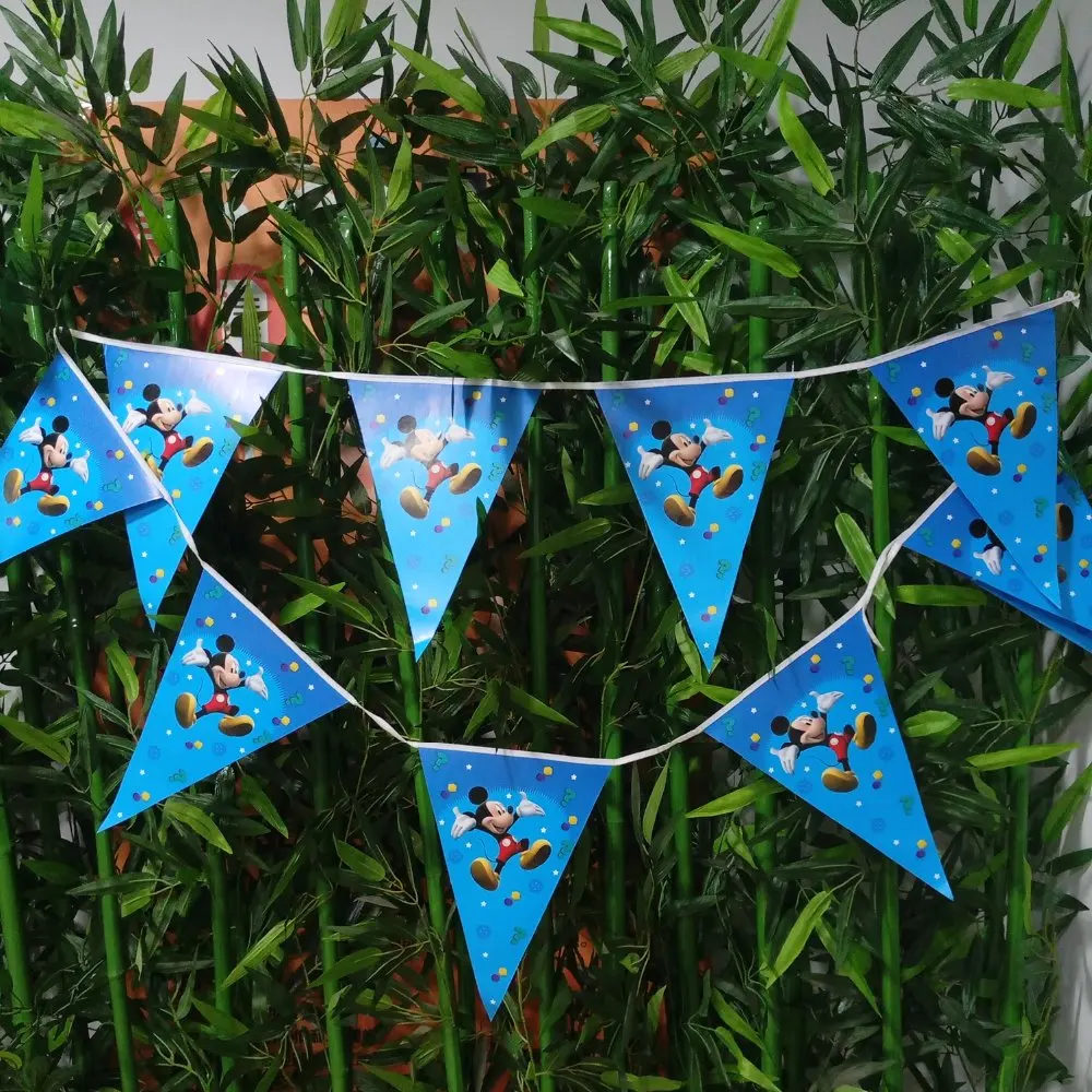 Детские вечерние баннеры с изображением Микки Мауса для дня рождения | Дом и сад