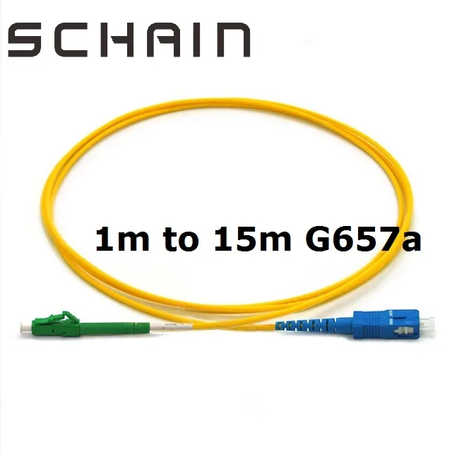 

Волоконно-оптический кабель для соединения SC UPC к LC APC Simplex 2,0 мм PVC, одномодовый волоконно-оптический кабель