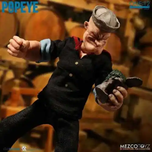 1/12 Mezco Toyz Popeye One:12 коллектив человек моряк фигурка модель игрушки|Игровые фигурки