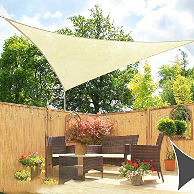 3.6M Grey e Sun Shade Sail Tent Garden Patio Swimming Pool Sunsn Uv | Спорт и развлечения