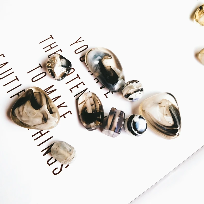 Япония и Южная Корея текстура чернила Акриловые DIY ювелирные изделия ручная