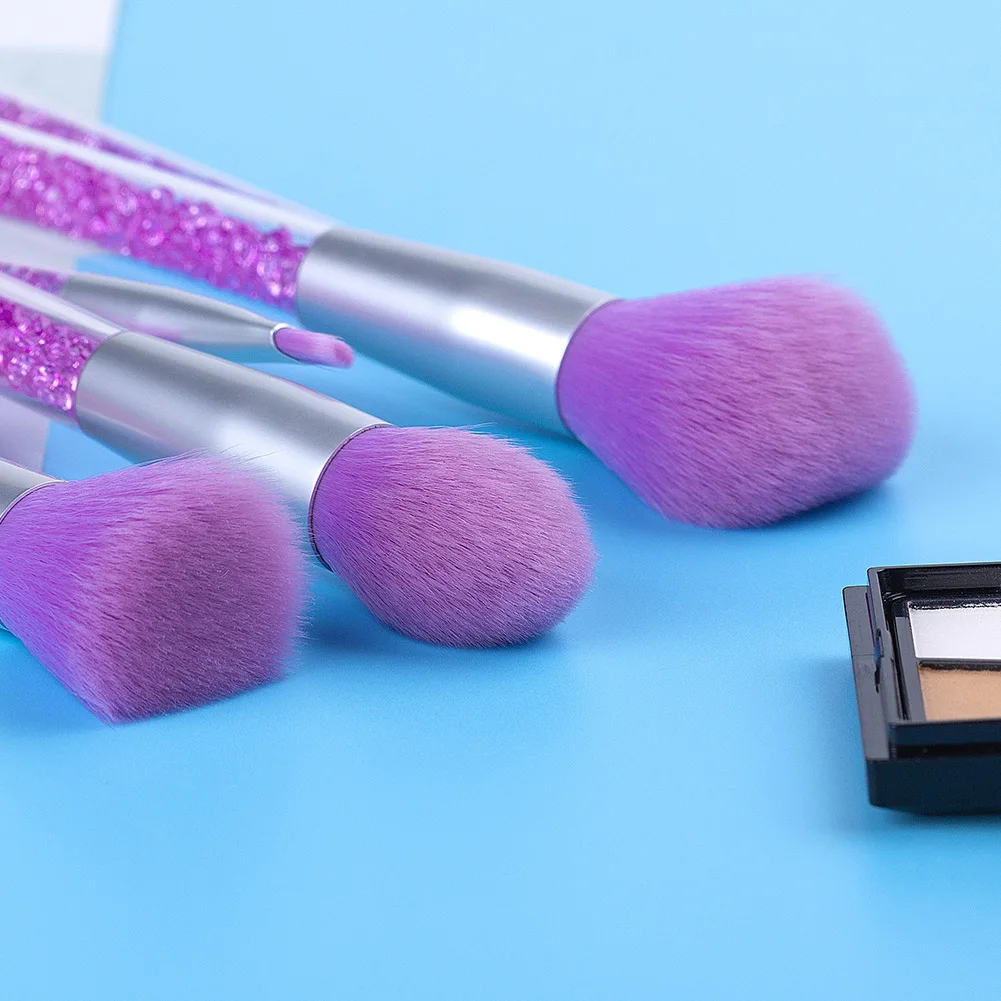 

Travel Set Makeup Brushes Blush Eye Shadow Brush Portable Fibre Silk Nylon Hair Makeup Brush Set