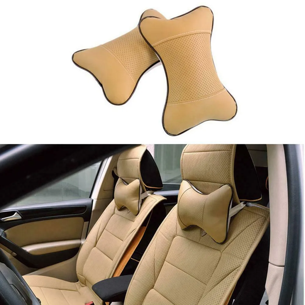 

2pcs Car Neck Pillow Accessory Comfortable Neck Parts Pillow Ventilation