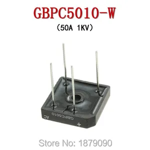 Free shipping Rectifier bridge GBPC1510W GBPC2510W GBPC3510W GBPC5010W 15A 25A 35A 50A 1000V 1KV GBPC-W = Wire leads