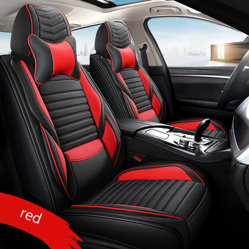 Модный чехол для автомобильного сиденья Ford Mondeo Focus2 3 Taurus Fiesta Edge Explorer kuga Кожаный