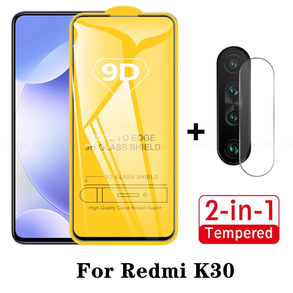 2 в 1 9D закаленное стекло для Redmi Note 8 pro 8T защита экрана и объектив камеры