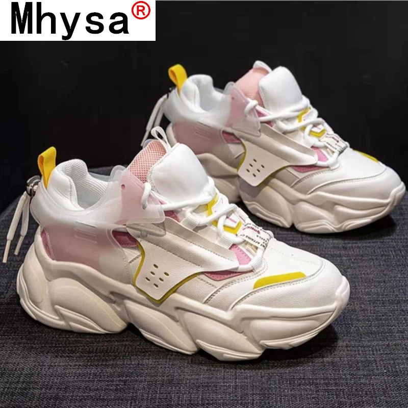

2021 Women's Comfortable Breathable Casual Shoes Fashion Women's Shoes Autumn Women's Lace-up Non-slip Wear-resistant Sneakers