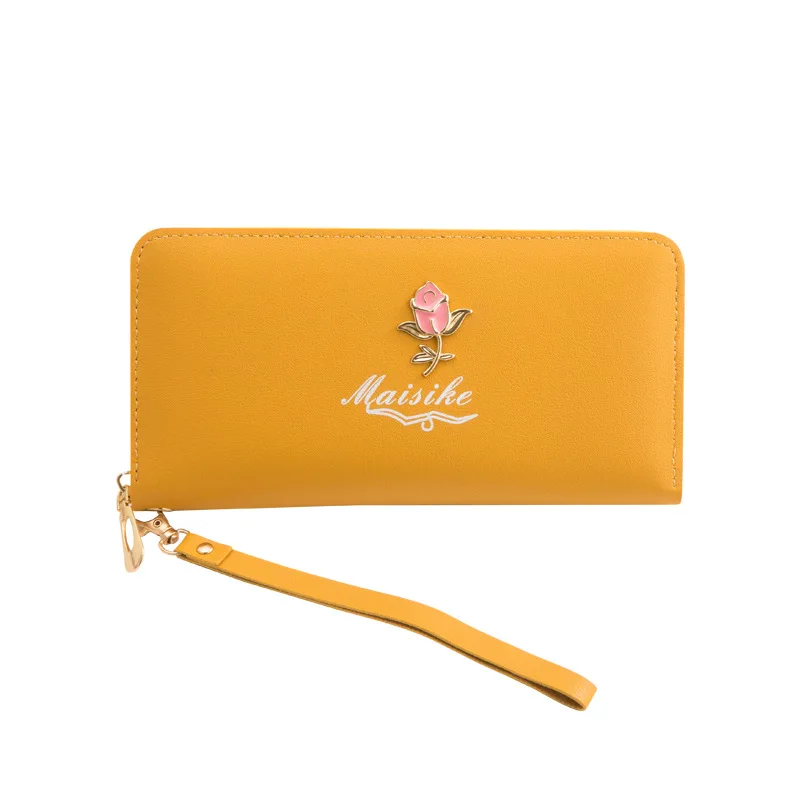 

Fashion Hardware Clutch Wallet Women's Small Wallet Simple Square Long Wallet Ladies Phone Bag Trendy Coin Purse