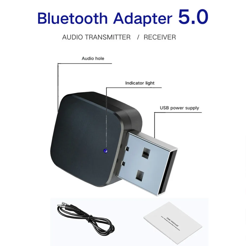 3 5 мм Aux кабель USB V5.0 Bluetooth приемник передатчики аудио музыка стерео адаптер ключ