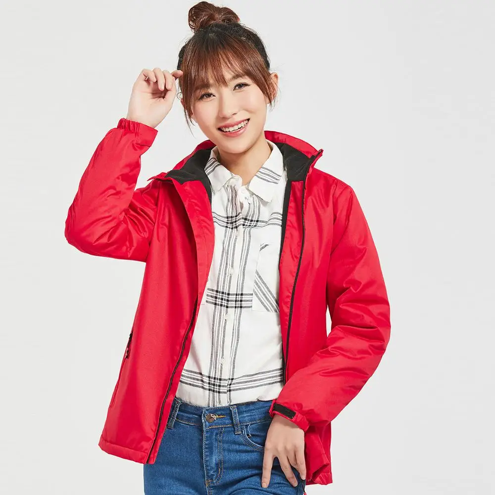2019 Женские ветрозащитные куртки осень зима теплая водонепроницаемая ветровка