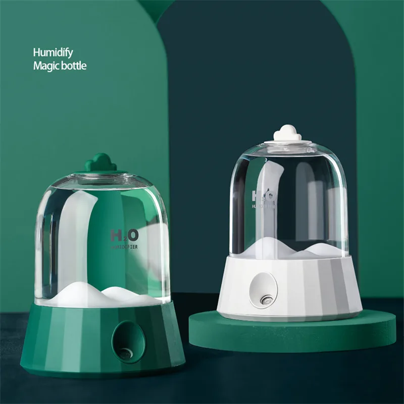 

2000mAh Household Aroma Diffuser Humidifier Wireless Mist Maker For Home Bedroom With Warm LED Light