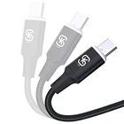 Магнитный USB-кабель SIKAI 5A для iPhone 12, 11, Xiaomi, Samsung, кабель типа C, светодиодный кабель для быстрой зарядки и передачи данных, кабель Micro USB, шнур, провод