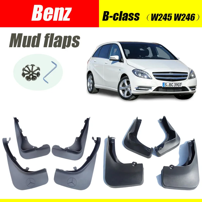 Для Mercedes Benz B-class B180 B200 B260 W245 W246 2009- крыло брызговики автомобильные аксессуары брызговик