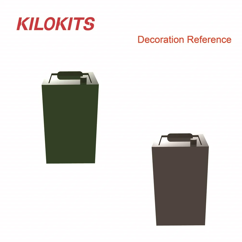 10 шт. 1/72 топливные баки Пластик Неокрашенная модель Наборы для военных диорама