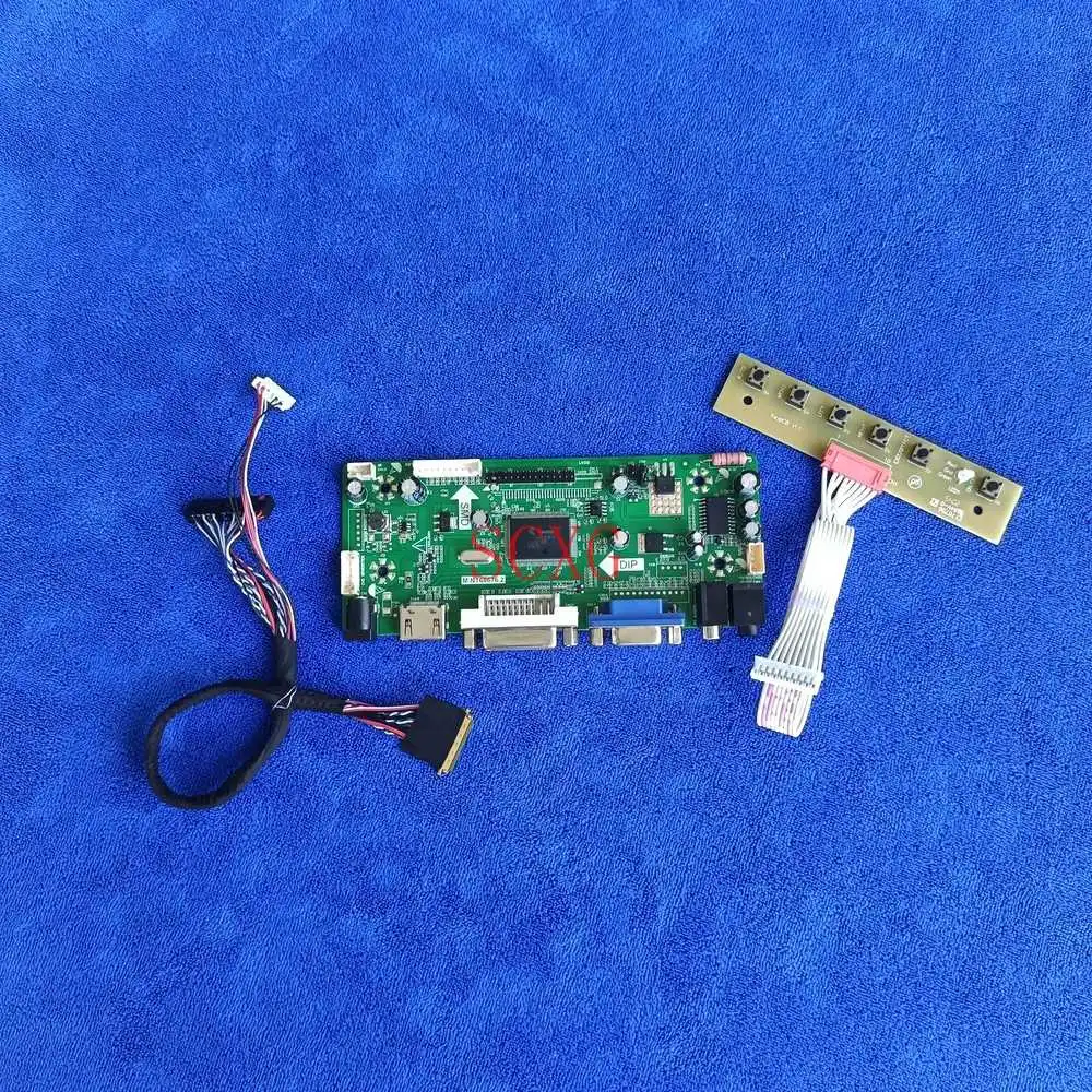 

Совместимая с CLAA116WA01/CLAA116WA01A/CLAA116WA03A 1366*768 40 контактов LVDS DVI VGA HDMI Плата привода ЖК-экрана 60 Гц M.NT68676 комплект