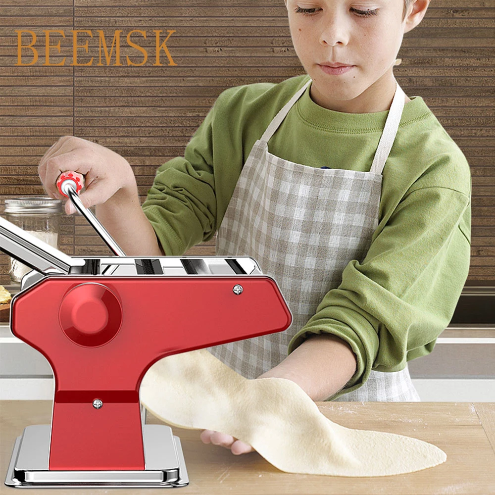 

Аппарат BEEMSK для изготовления пасты из нержавеющей стали, ручной аппарат для изготовления лапши и лазаньей, резак для спагетти и макаронных ...