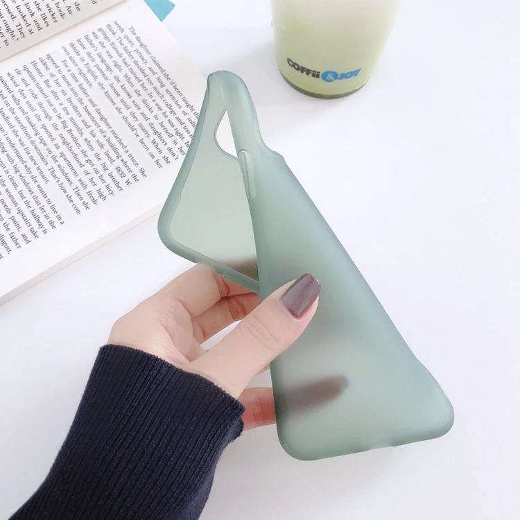 Оригинальный полупрозрачный силиконовый чехол для iPhone 11 Pro Max XR XS X мягкий