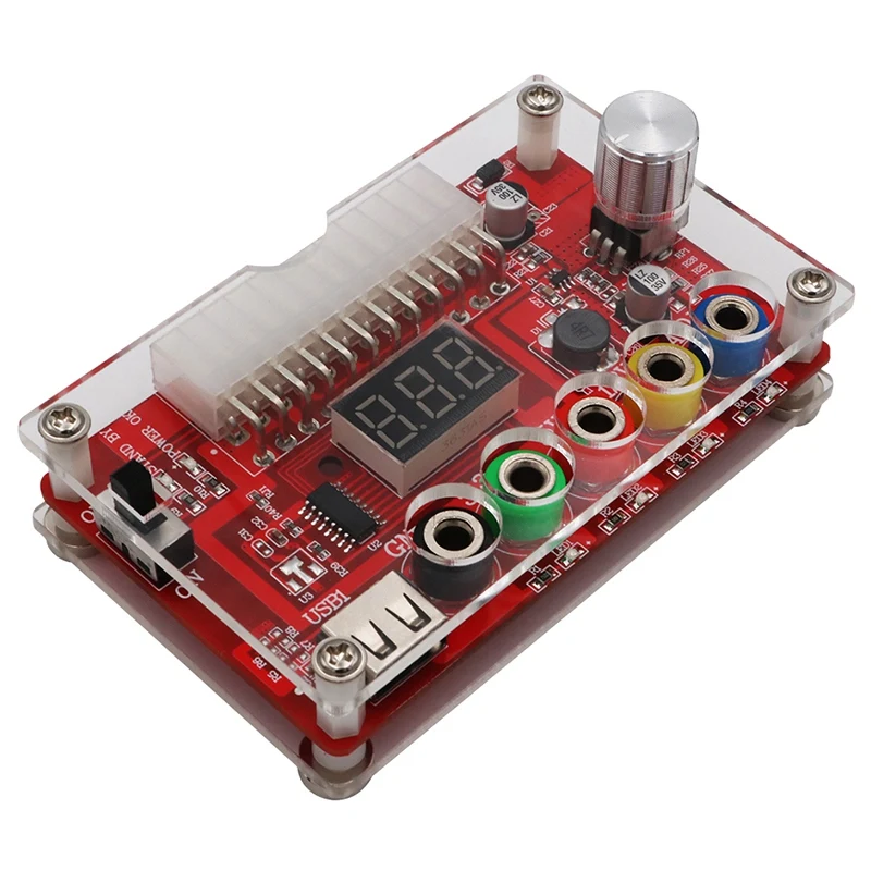 

Регулируемая ручка напряжения, поддерживает напряжение на выходе 3,3 В, 5 В, 12 В, а, максимальное выходное напряжение 3 А, защита от сброса.