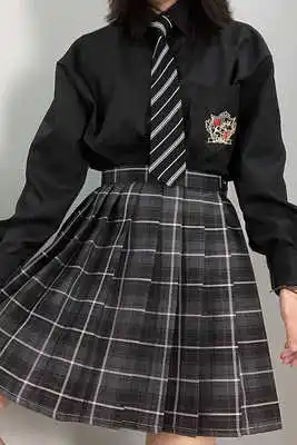 

arrival Harajuku Women Fashion Skirts Cute Black Red Pleated Skirt Punk Style High Waist Female Mini Short Skirt 4XL