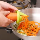 1 шт., кухонный спиральный измельчитель, кухонные инструменты, овощи, фрукты, ручной измельчитель, устройство для картофеля, моркови, вращающаяся терка