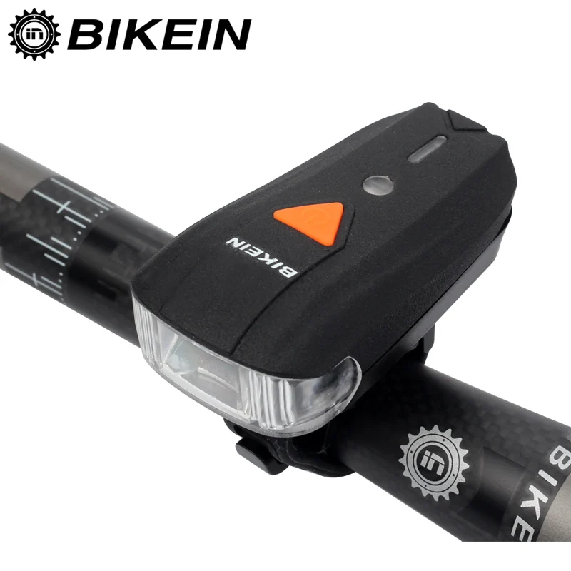 

BIKEIN Outdoor Cycling Bike Front Headlamp Lights Rainproof Flashlight Bicycle Headlight Lamp 5 Modes Battery USB Rechargeable
