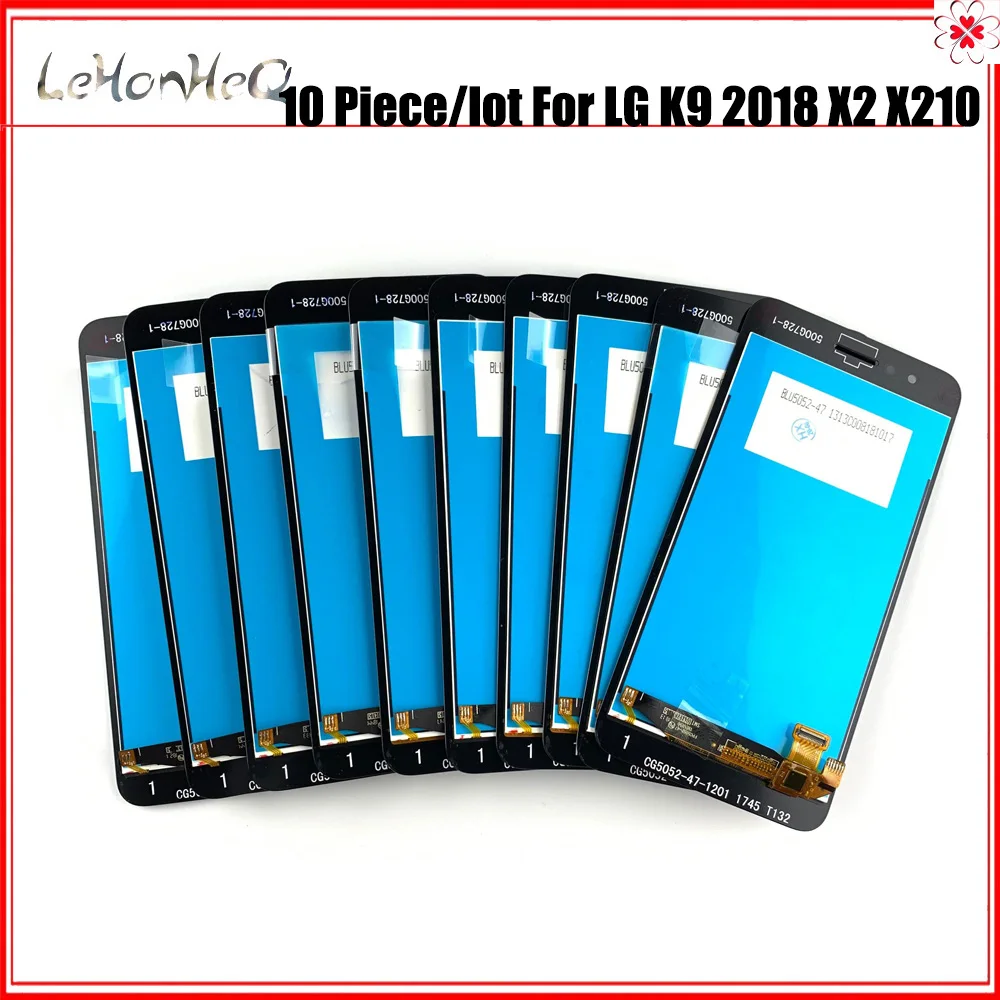 

10 Piece/lot LCD For LG K9 X210EM X210K X210L X210S X210NMW LCD Display Touch Screen Digitizer Assembly For LG X2 2018 X210