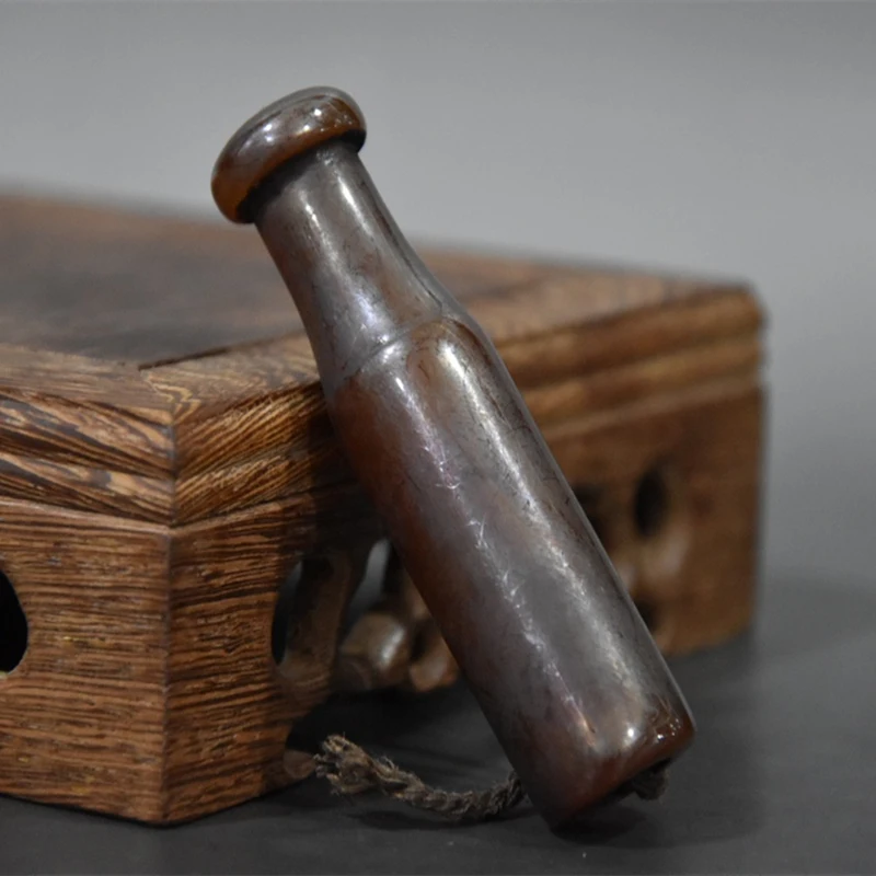 

Hongshan Culture Antique Iron Meteorite Filter Cigarette Holder Agate Statue and Sculpture Collection Stone Carving Gift Pendant