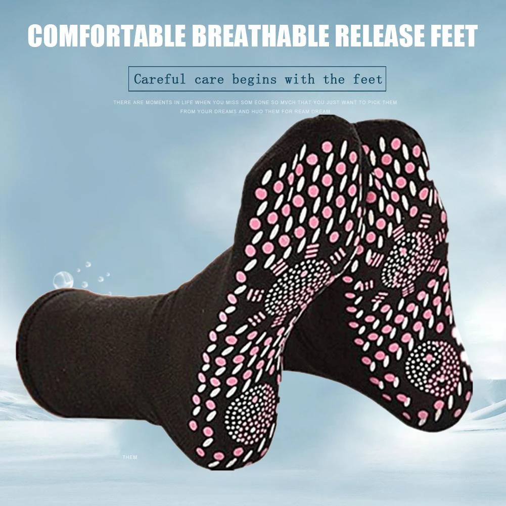 

Unisex Self-Heating Health Care Socks Winter Comfortable Massage Anti-Freezing Dots Tired Foot Socks Supplies
