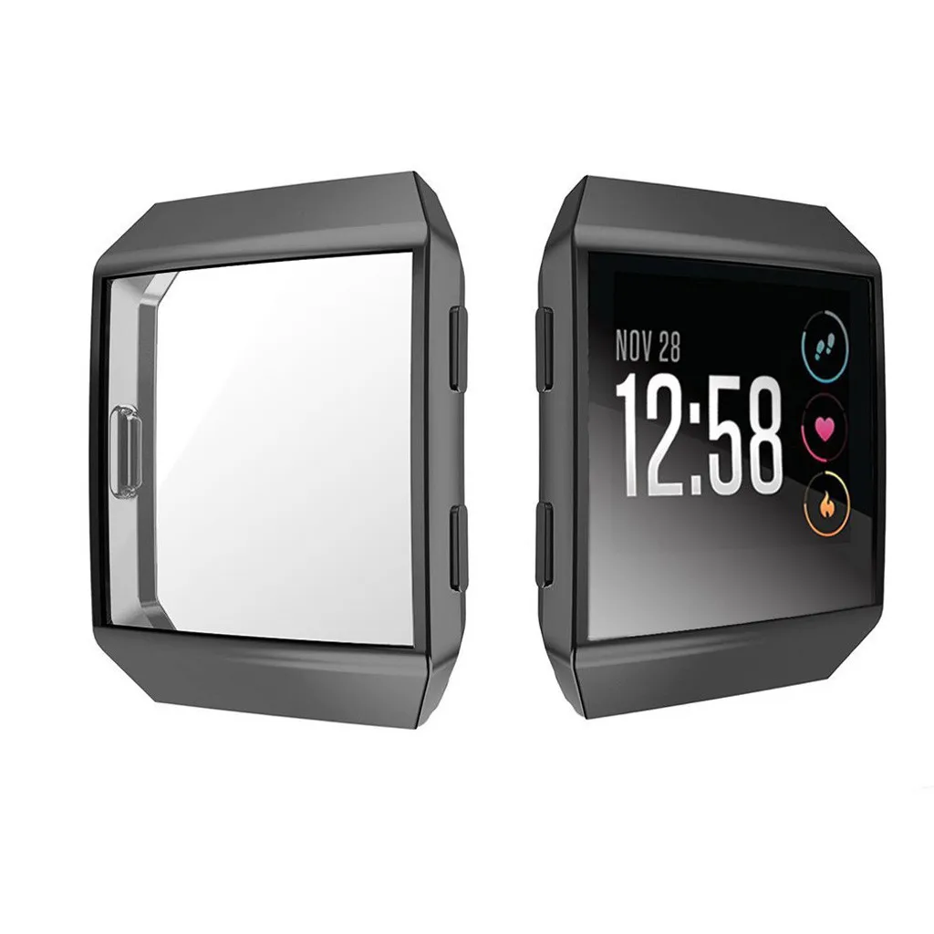 20/все вокруг экрана Защитный чехол для Fitbit Ionic Смарт часы покрытие из ТПУ протектор экрана закаленное 3D полное покрытие