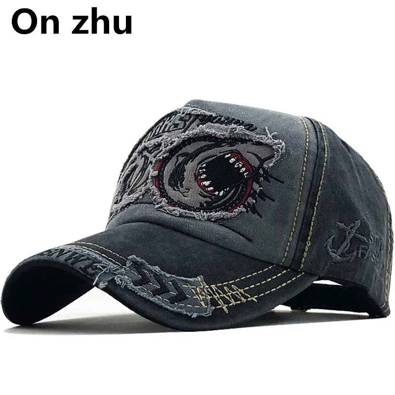 

Wholesale New Cotton Men baseball cap for women snapback hat Shark embroidery bone caps gorras casual casquette men baseball hat